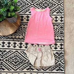 Circo Pink and Tan Kids Matching Set